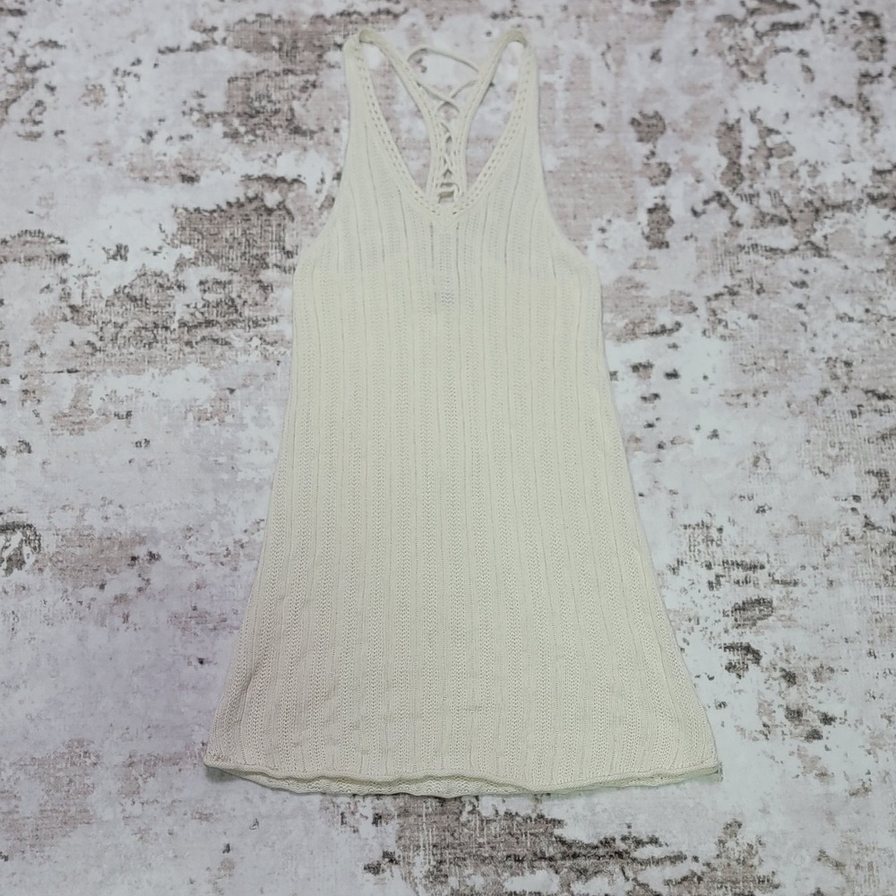 AE Knit Swimsuit Cover Up  Size Medium Beach Summer Neutral Spring Break Sunny